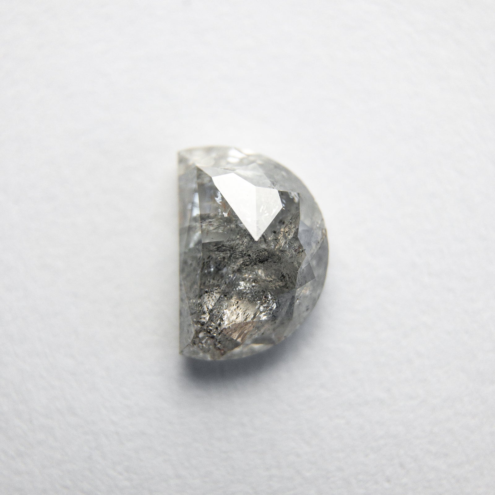 0.92ct 7.12x4.96x2.59mm Half Moon Rosecut 18019-39 - Misfit Diamonds