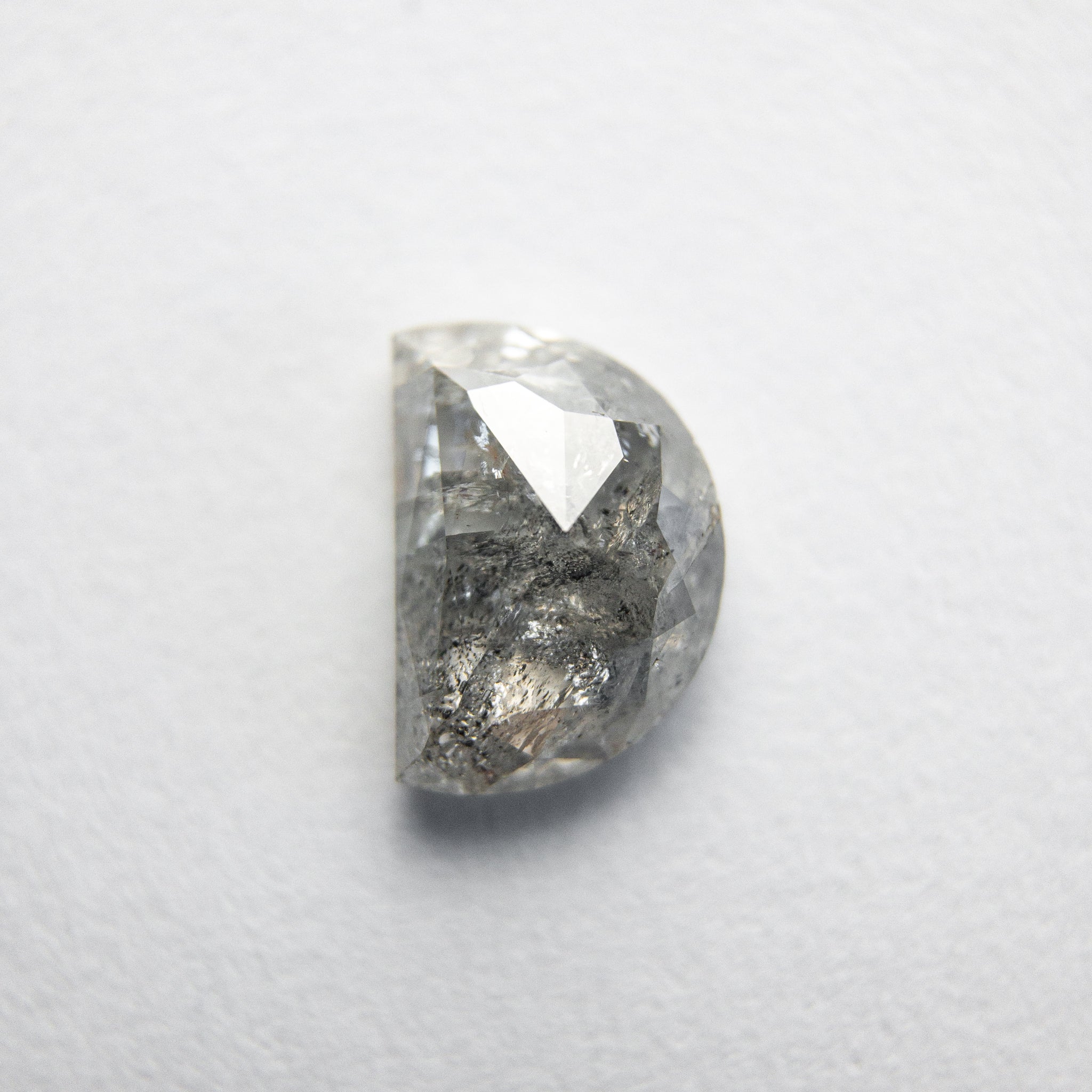 0.92ct 7.12x4.96x2.59mm Half Moon Rosecut 18019-39 - Misfit Diamonds