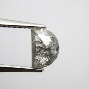 0.92ct 7.12x4.96x2.59mm Half Moon Rosecut 18019-39 - Misfit Diamonds