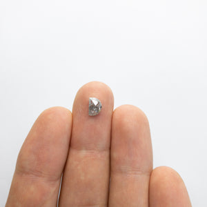 0.92ct 7.12x4.96x2.59mm Half Moon Rosecut 18019-39 - Misfit Diamonds