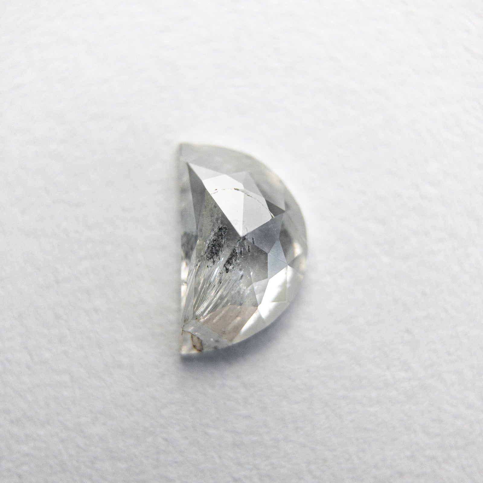 0.41ct 6.25x3.79x2.08mm Half Moon Rosecut 18019-40 - Misfit Diamonds