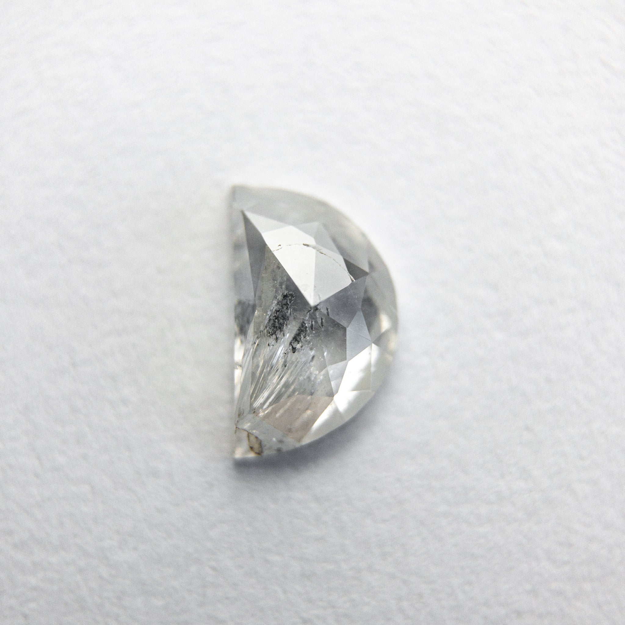 0.41ct 6.25x3.79x2.08mm Half Moon Rosecut 18019-40 - Misfit Diamonds