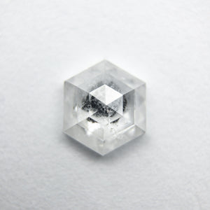 0.89ct 6.89x5.88x2.68mm Hexagon Rosecut 18032-09 - Misfit Diamonds