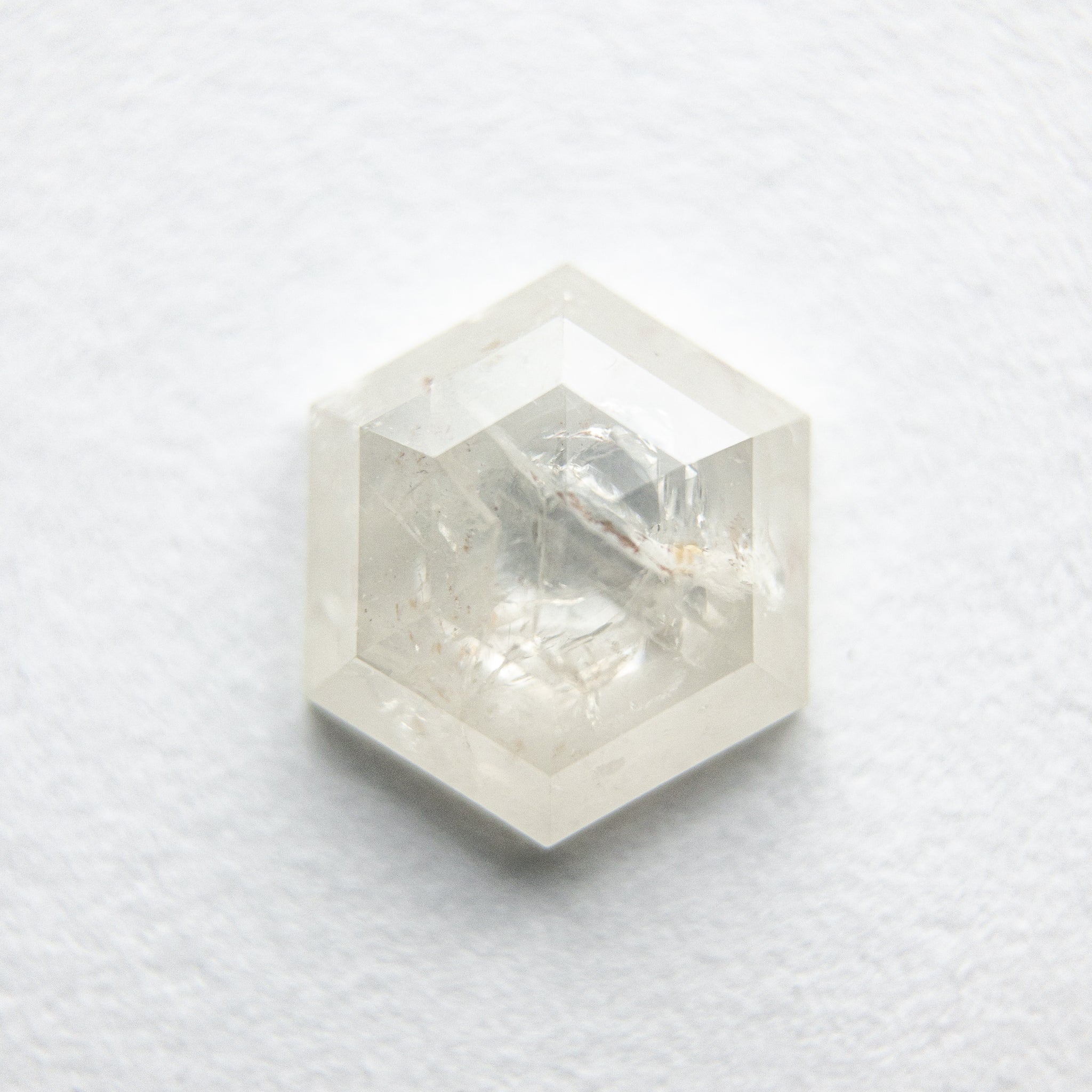 1.23ct 7.89x6.77x2.70mm Hexagon Rosecut 18032-10 - Misfit Diamonds
