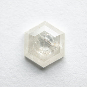 1.23ct 7.89x6.77x2.70mm Hexagon Rosecut 18032-10 - Misfit Diamonds