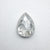 1.03ct 8.01x5.89x2.78mm Pear Rosecut 18033-03 - Misfit Diamonds