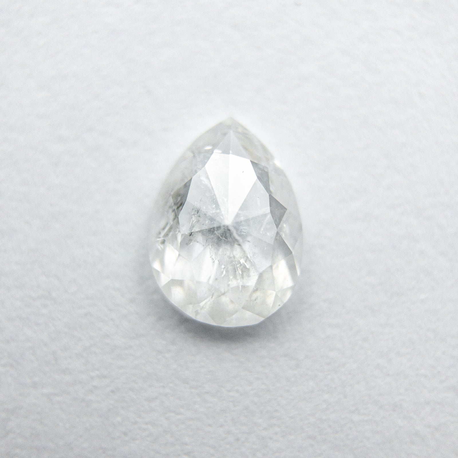 0.57ct 6.69x4.94x2.06mm Pear Rosecut 18033-05 - Misfit Diamonds