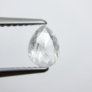 0.57ct 6.69x4.94x2.06mm Pear Rosecut 18033-05 - Misfit Diamonds