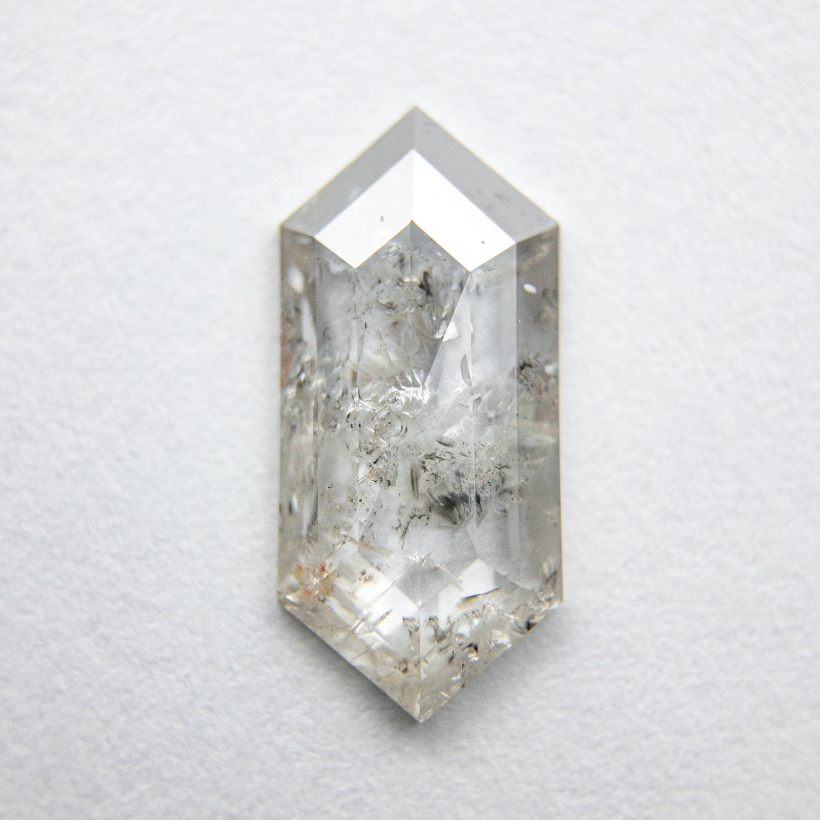 1.09ct 11.85x5.51x1.76mm Hexagon Rosecut 18033-10 - Misfit Diamonds