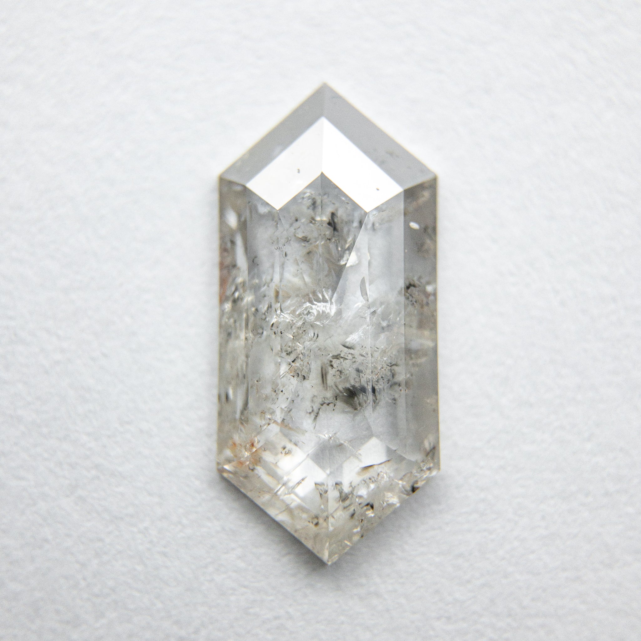 1.09ct 11.85x5.51x1.76mm Hexagon Rosecut 18033-10 - Misfit Diamonds