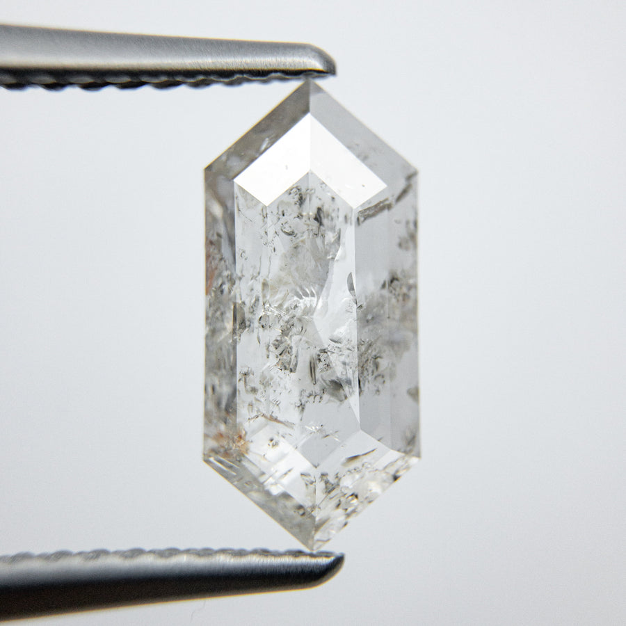 1.09ct 11.85x5.51x1.76mm Hexagon Rosecut 18033-10 - Misfit Diamonds