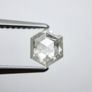 0.87ct 6.62x5.53x2.86mm Hexagon Rosecut 18033-13 - Misfit Diamonds