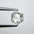 0.87ct 6.62x5.53x2.86mm Hexagon Rosecut 18033-13 - Misfit Diamonds