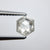 0.87ct 6.62x5.53x2.86mm Hexagon Rosecut 18033-13 - Misfit Diamonds