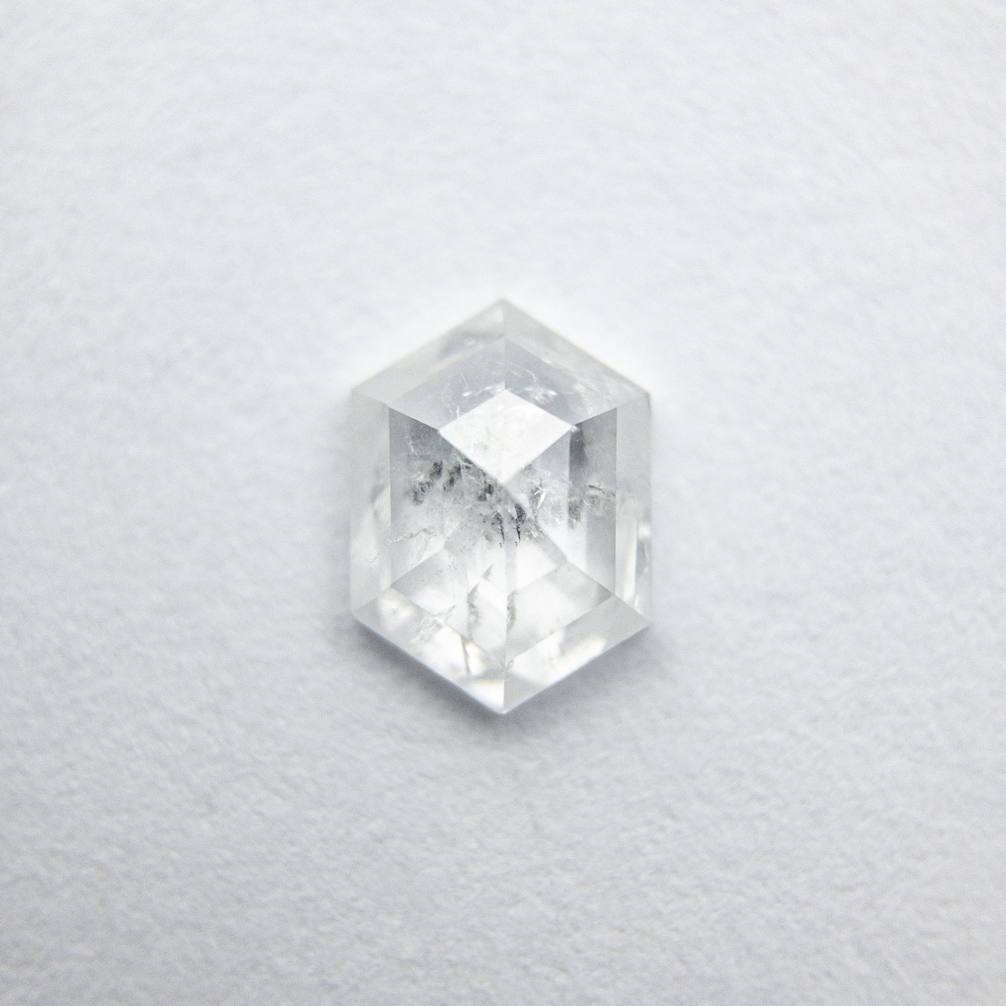 0.59ct 6.63x4.79x2.19mm Hexagon Rosecut 18033-14 - Misfit Diamonds