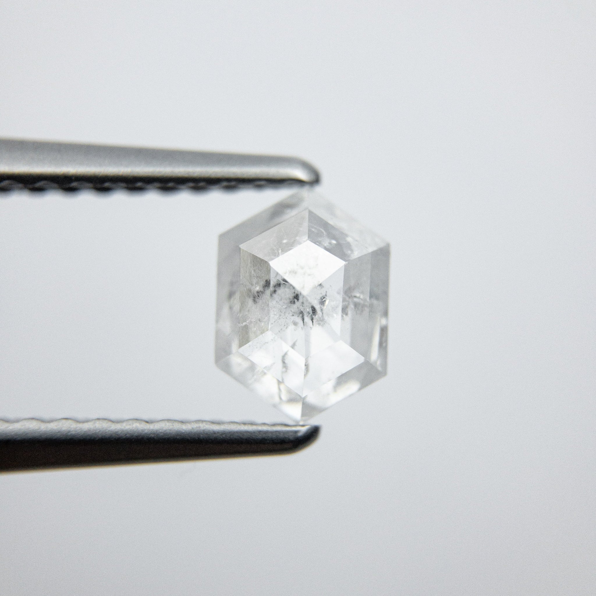 0.59ct 6.63x4.79x2.19mm Hexagon Rosecut 18033-14 - Misfit Diamonds