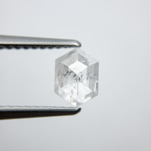 0.59ct 6.63x4.79x2.19mm Hexagon Rosecut 18033-14 - Misfit Diamonds