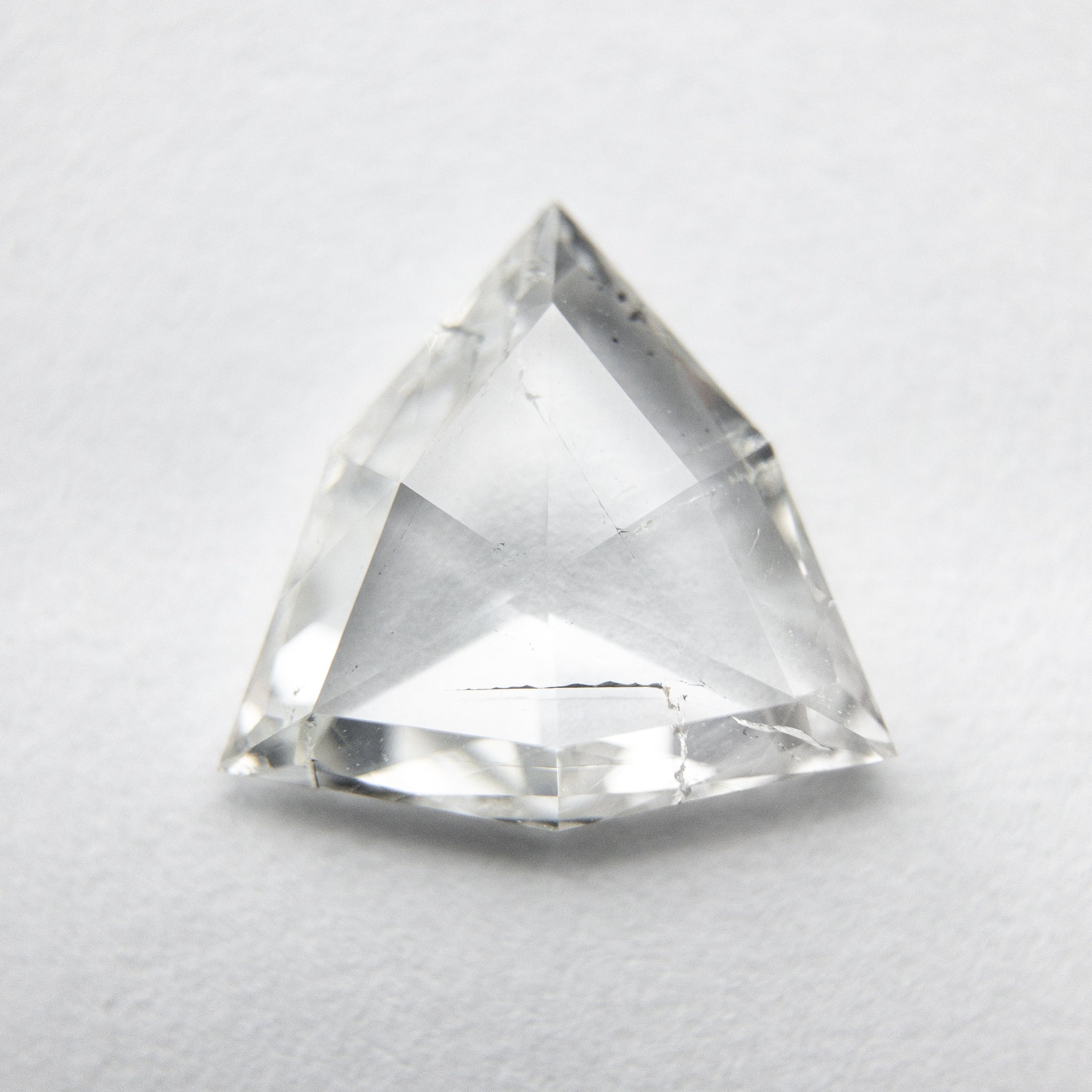 1.28ct 8.87x9.17x2.15mm SI3 I/J Geo Trillion Rosecut 18039-01 - Misfit Diamonds