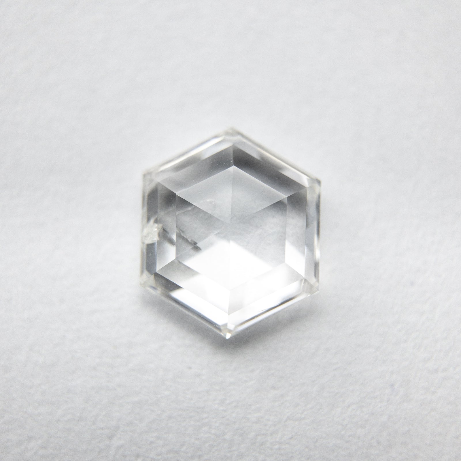 1.02ct 7.51x6.35x2.27mm SI2 G Hexagon Rosecut 18040-03 - Misfit Diamonds