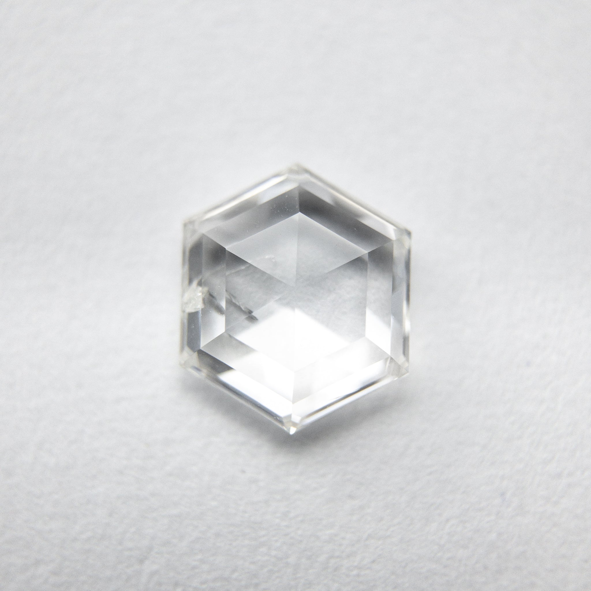 1.02ct 7.51x6.35x2.27mm SI2 G Hexagon Rosecut 18040-03 - Misfit Diamonds