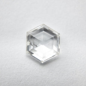 1.02ct 7.51x6.35x2.27mm SI2 G Hexagon Rosecut 18040-03 - Misfit Diamonds