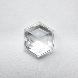 1.02ct 7.51x6.35x2.27mm SI2 G Hexagon Rosecut 18040-03 - Misfit Diamonds