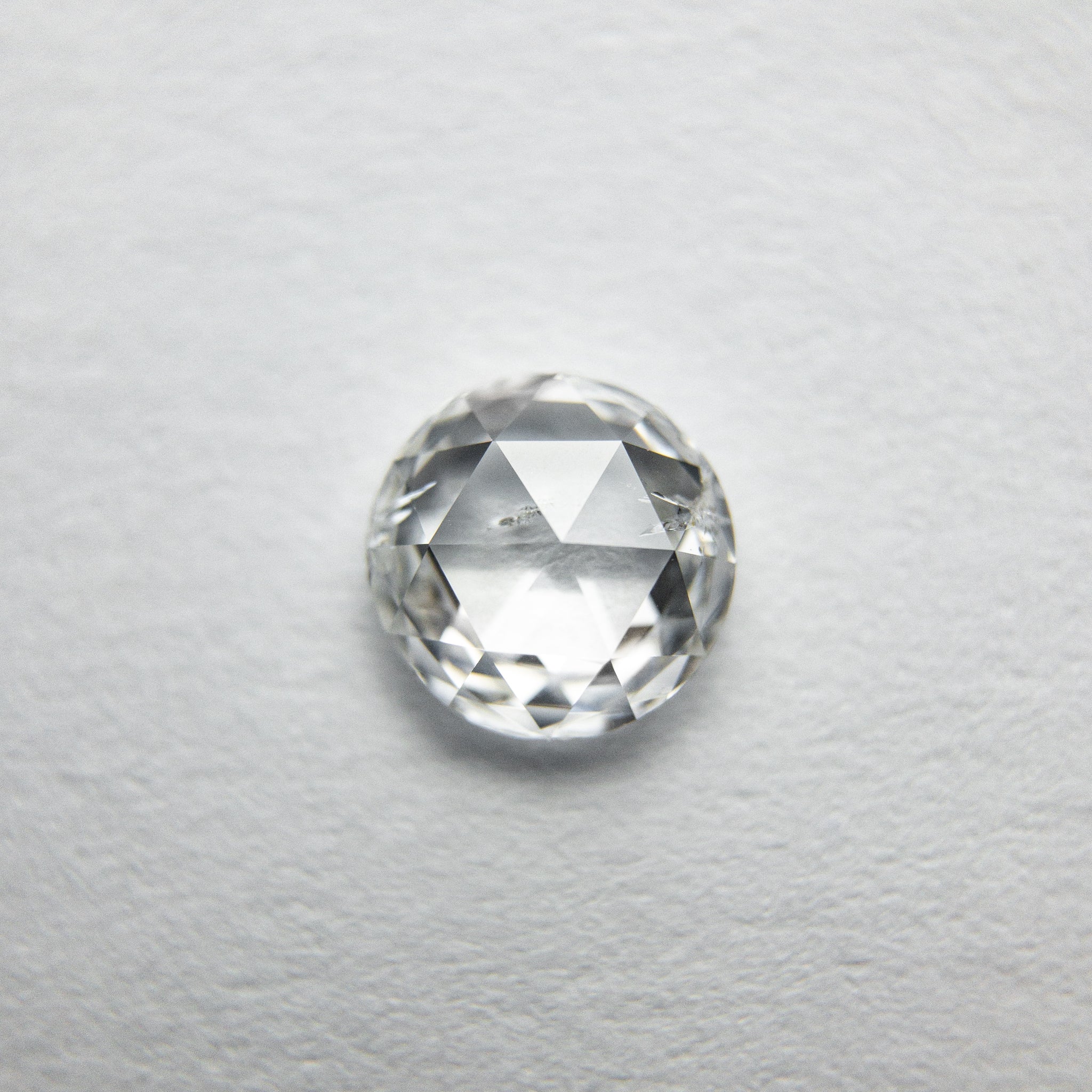 0.58ct 5.51x5.40x2.13mm Round Rosecut 18050-06 - Misfit Diamonds