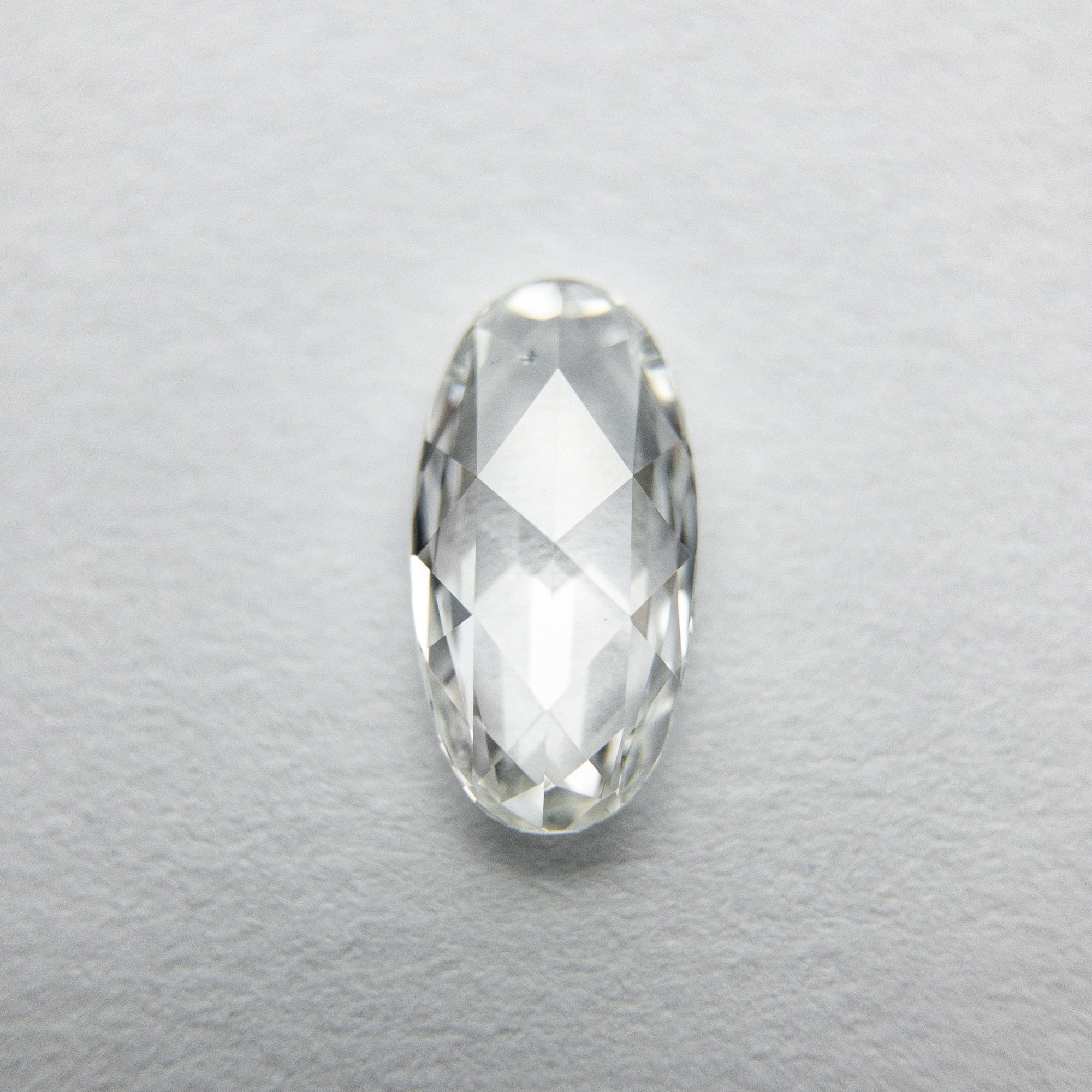 0.47ct 7.58x3.96x1.75mm Oval Rosecut 18051-02 - Misfit Diamonds