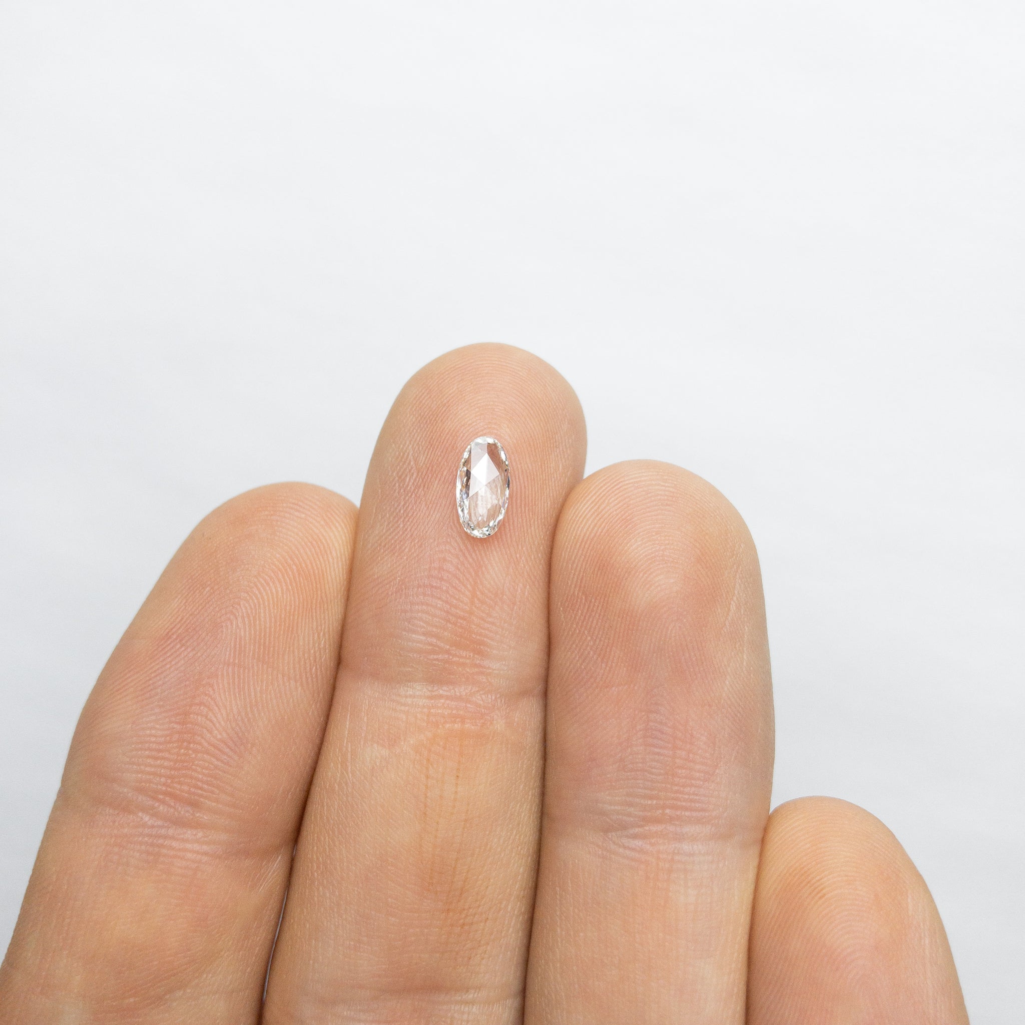 0.47ct 7.58x3.96x1.75mm Oval Rosecut 18051-02 - Misfit Diamonds