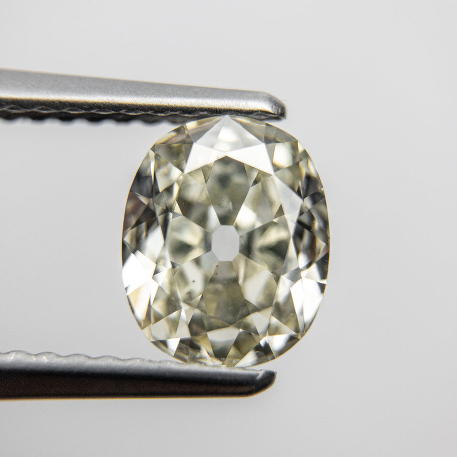 1.08ct 7.72x6.36x2.85mm SI1 K Oval Antique Cut 18053-05 - Misfit Diamonds