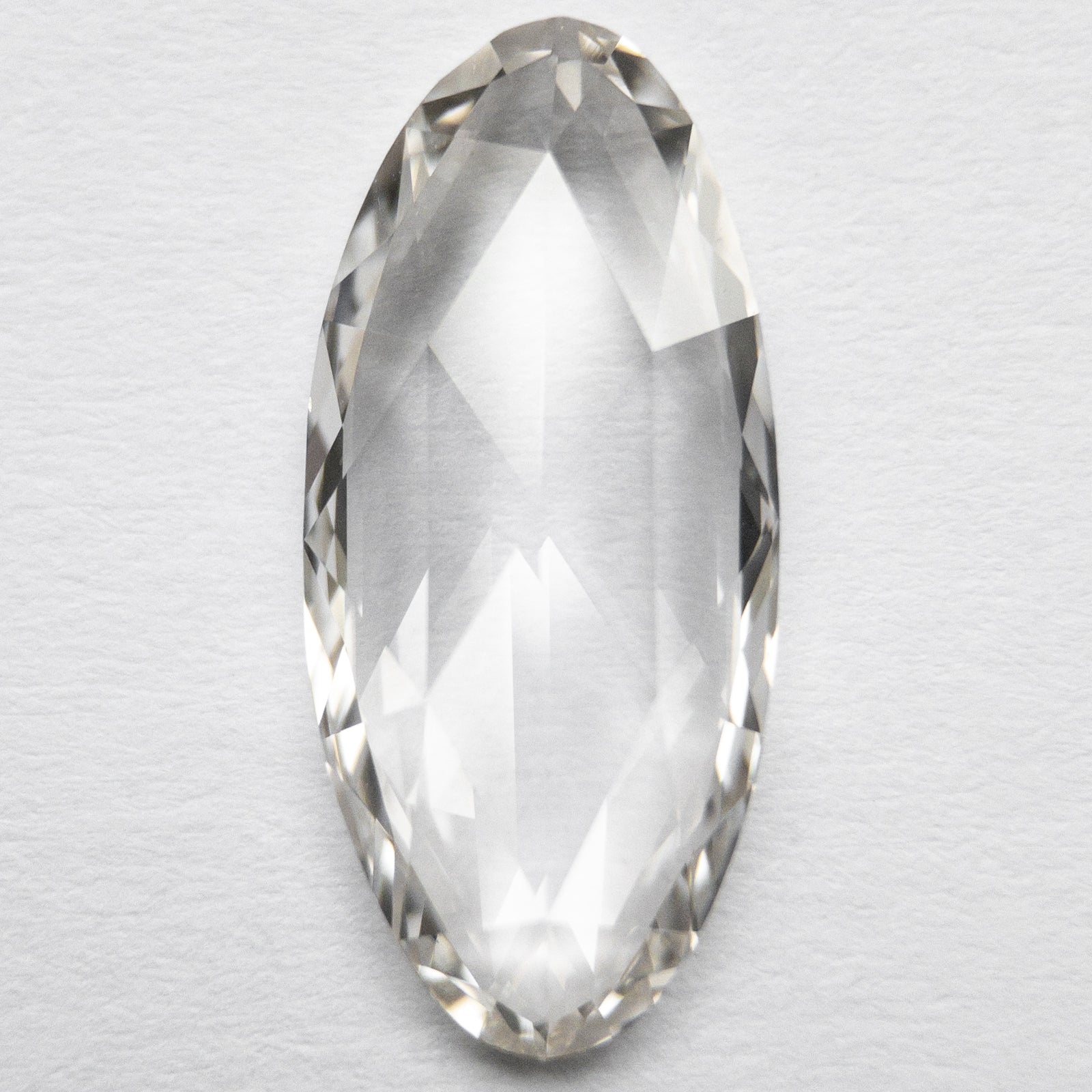 3.02ct 16.56x7.70x2.54mm GIA VVS2 I Oval Rosecut 18054-01 - Misfit Diamonds