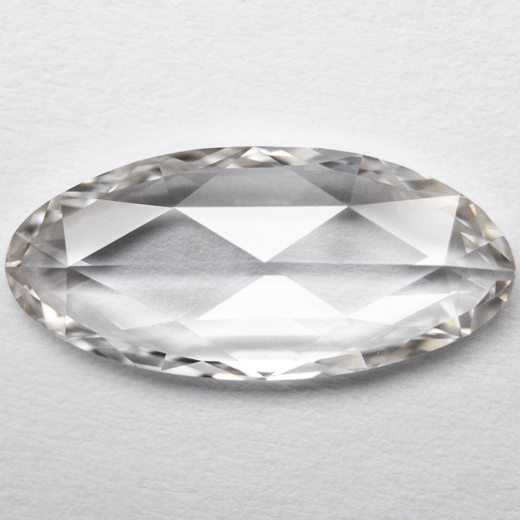 3.02ct 16.56x7.70x2.54mm GIA VVS2 I Oval Rosecut 18054-01 - Misfit Diamonds