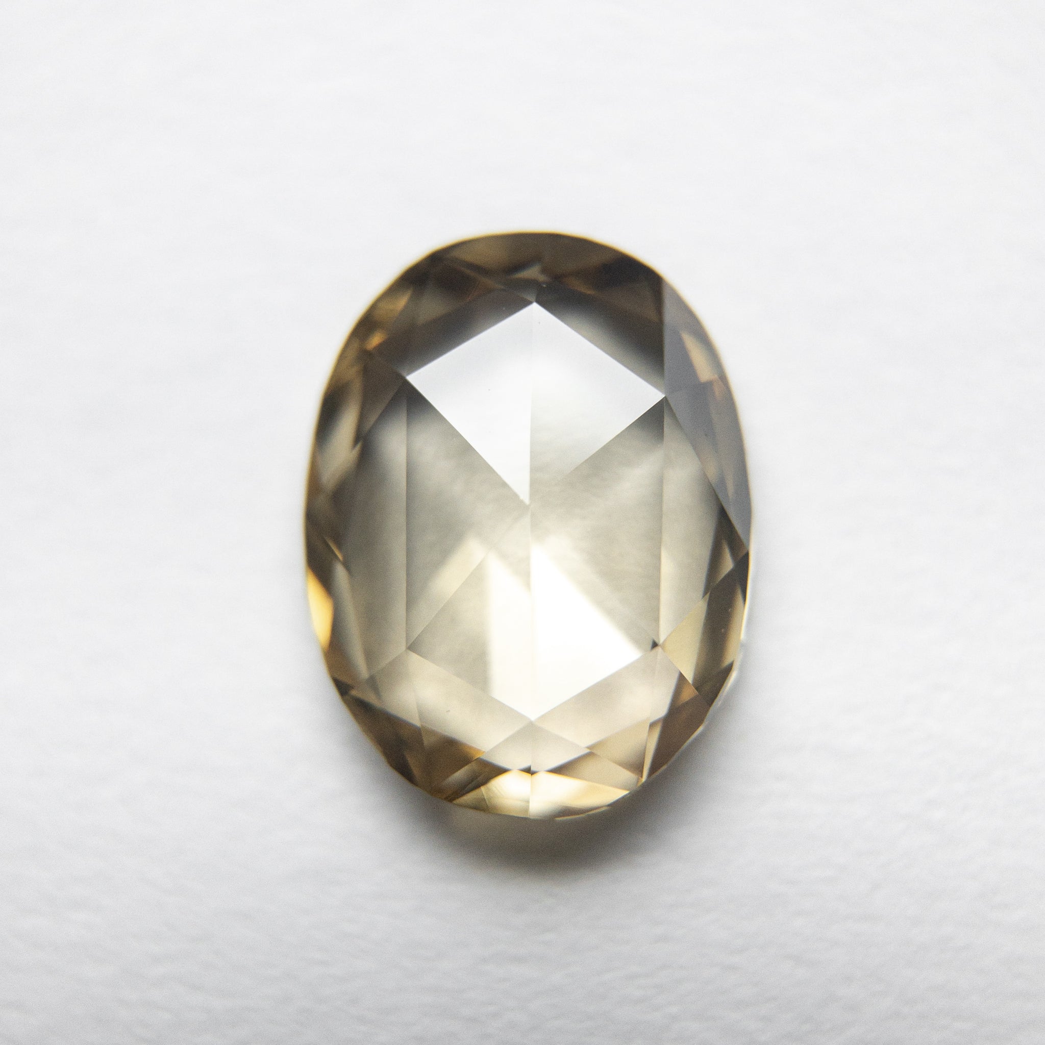 1.36ct 8.67x6.71x2.51mm Oval Rosecut 18057-01 - Misfit Diamonds