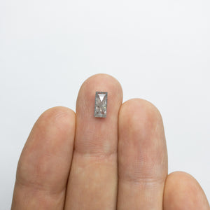 1.01ct 8.40x4.05x2.55mm Rectangle Rosecut 18061-11 - Misfit Diamonds
