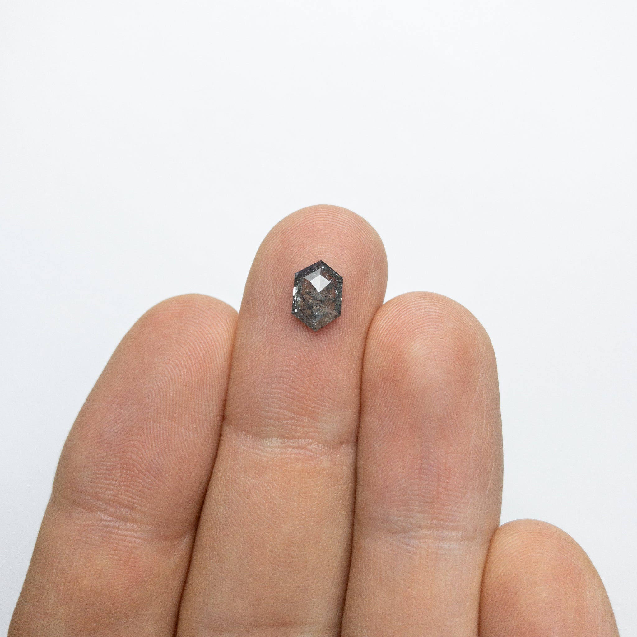 0.87ct 8.12x5.49x2.39mm Hexagon Rosecut 18061-14 - Misfit Diamonds