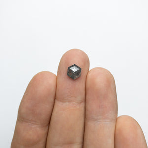 1.37ct 8.10x6.94x3.13mm Hexagon Rosecut 18061-17 - Misfit Diamonds
