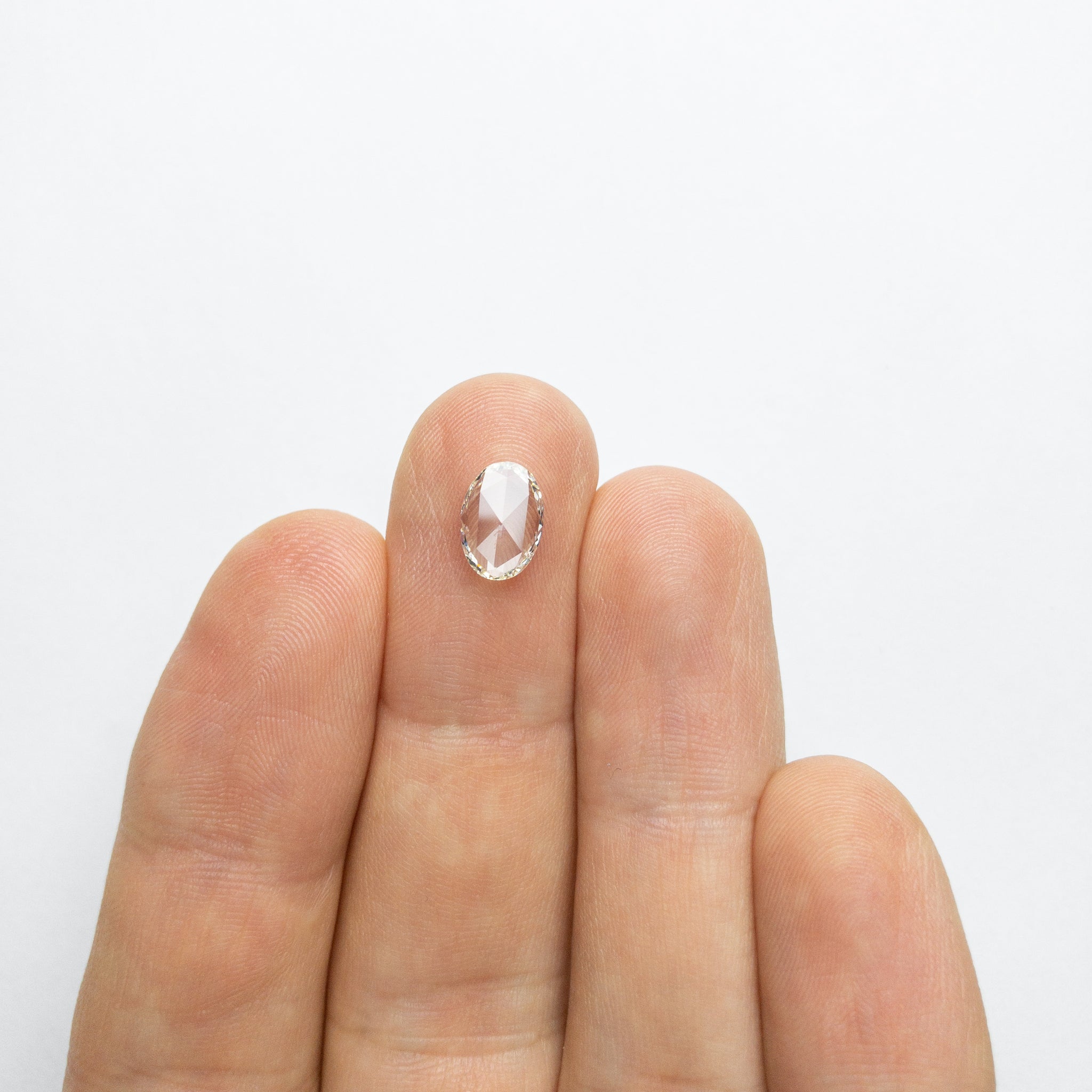 1.11ct 9.09x6.32x1.95mm VS1 J Oval Rosecut 18066-01 - Misfit Diamonds