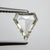 0.75ct 9.23x8.04x1.60mm Shield Rosecut 18069-01 - Misfit Diamonds