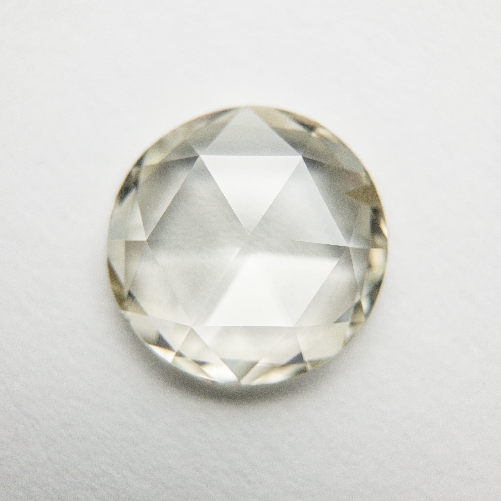2.07ct 9.36x9.19x2.50mm SI1 Champagne Round Rosecut 18073-01 - Misfit Diamonds
