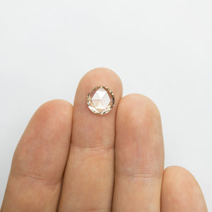 2.07ct 9.36x9.19x2.50mm SI1 Champagne Round Rosecut 18073-01 - Misfit Diamonds