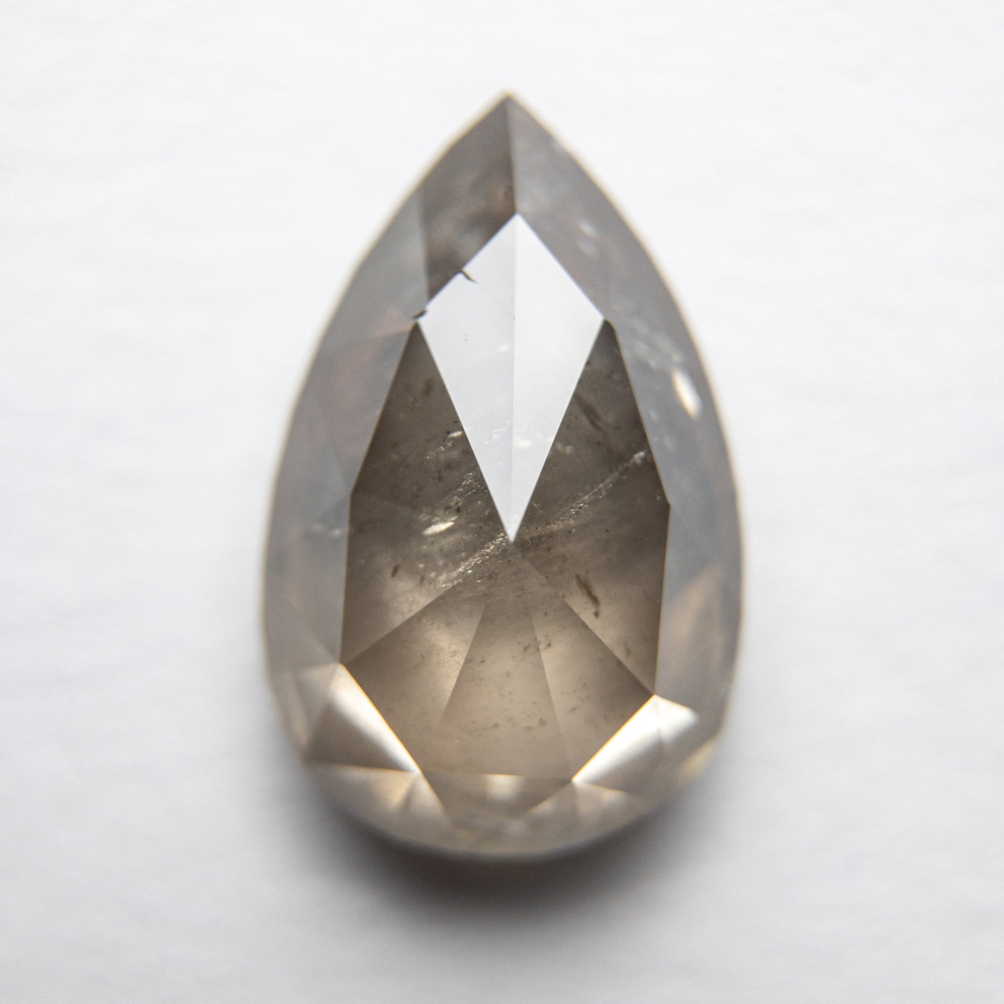 3.20ct 12.26x7.89x4.37mm Pear Double Cut 18088-03 - Misfit Diamonds