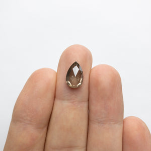 3.20ct 12.26x7.89x4.37mm Pear Double Cut 18088-03 - Misfit Diamonds