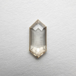 0.36ct 7.68x3.47x1.36mm Hexagon Rosecut 18090-04 - Misfit Diamonds