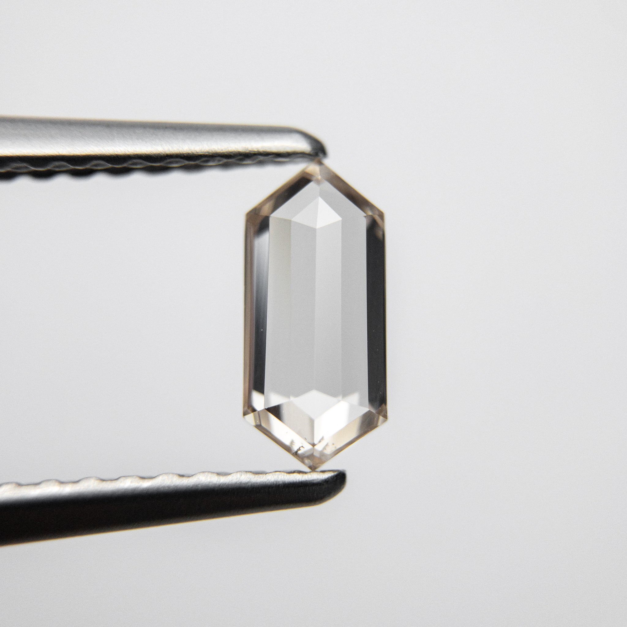 0.53ct 7.57x3.48x2.04mm Hexagon Rosecut 18090-05 - Misfit Diamonds