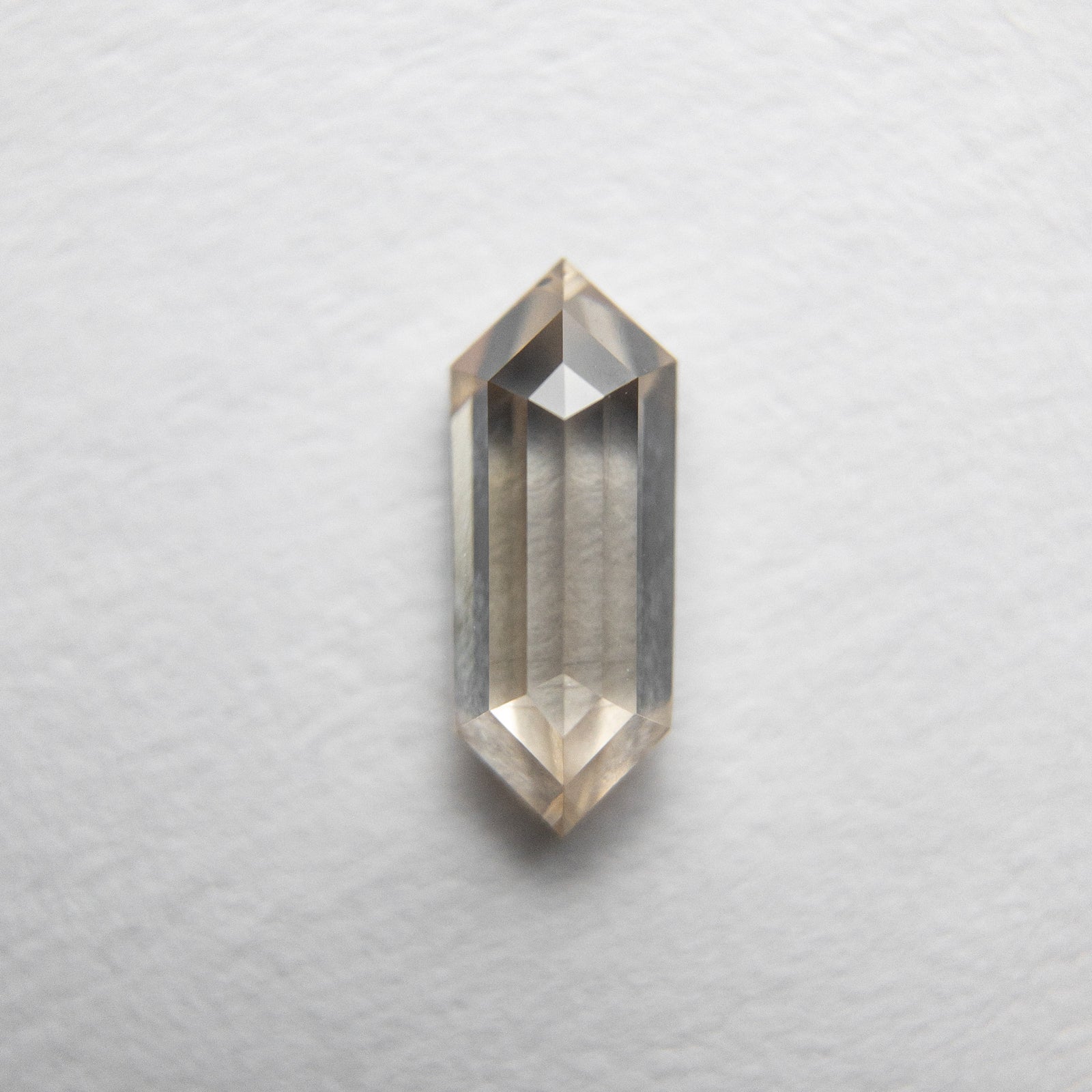 0.59ct 8.03x3.19x2.32mm Hexagon Rosecut 18090-06 - Misfit Diamonds