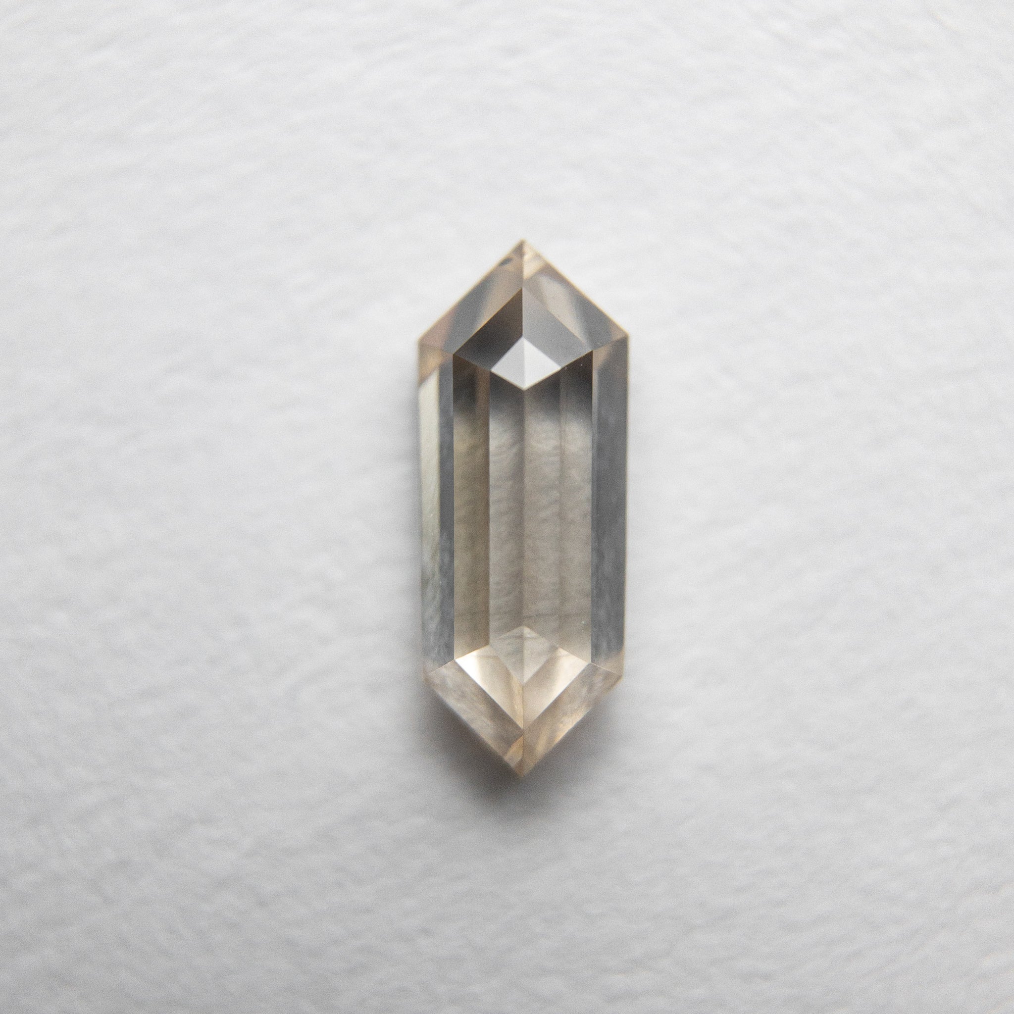 0.59ct 8.03x3.19x2.32mm Hexagon Rosecut 18090-06 - Misfit Diamonds