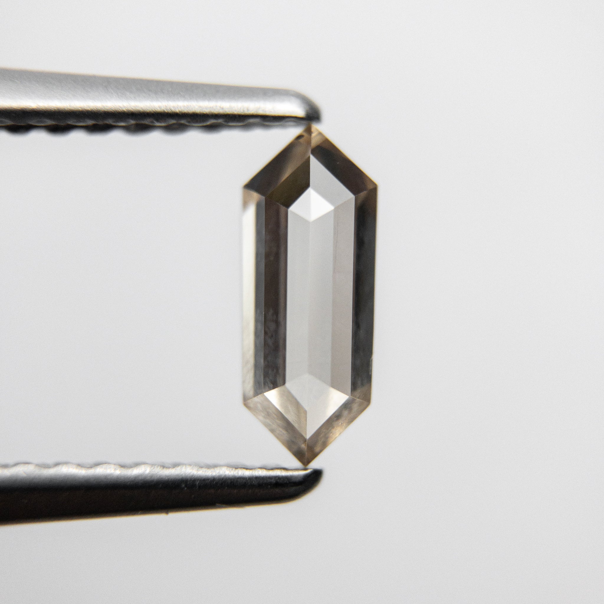 0.59ct 8.03x3.19x2.32mm Hexagon Rosecut 18090-06 - Misfit Diamonds