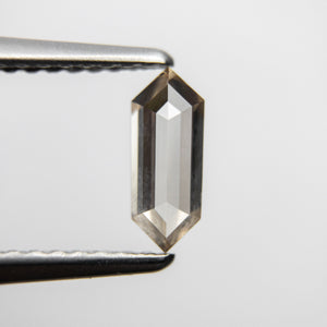 0.59ct 8.03x3.19x2.32mm Hexagon Rosecut 18090-06 - Misfit Diamonds
