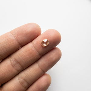 0.83ct 7.26x5.71x2.24mm Oval Rosecut 18090-08 - Misfit Diamonds