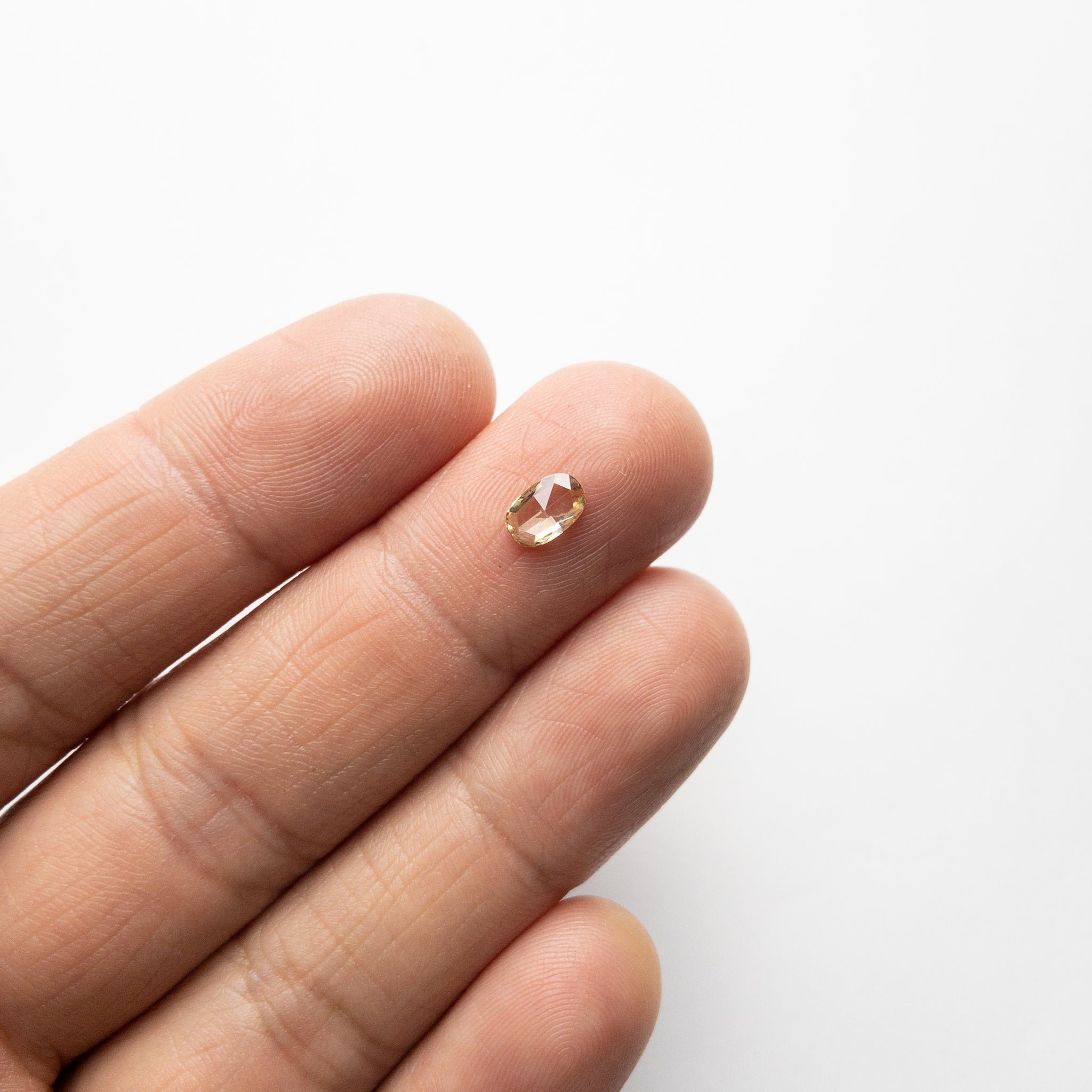 0.55ct 6.62x4.24x1.91mm Oval Rosecut 18090-10 - Misfit Diamonds